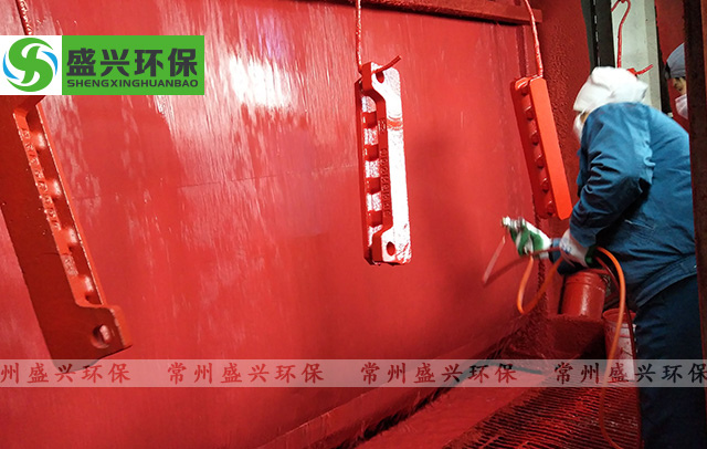 常州某机械制造使用盛兴漆雾凝聚剂案例展示